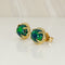 Boucles d'oreilles Boucles d'oreilles en or jaune, opales noires et diamants 58 Facettes E0036