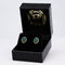 Boucles d'oreilles Boucles d'oreilles en or jaune, opales noires et diamants 58 Facettes E0036