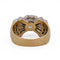57 Bague vintage en or 18 kt et diamants 58 Facettes AN689 '(05839)