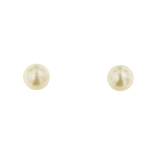 Boucles d'oreilles en or jaune et perles 58 Facettes 37110