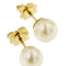 Boucles d'oreilles en or jaune et perles 58 Facettes 37110