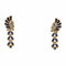 Boucles d'oreilles vintage en or 18 ct, saphirs et diamants 58 Facettes OR252 (00119)
