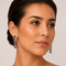 Boucles d'oreilles vintage en or 18 ct, saphirs et diamants 58 Facettes OR252 (00119)