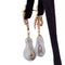 Boucles d'oreilles vintage en or 18 ct, perles baroques et diamants 58 Facettes OR247 (0089)