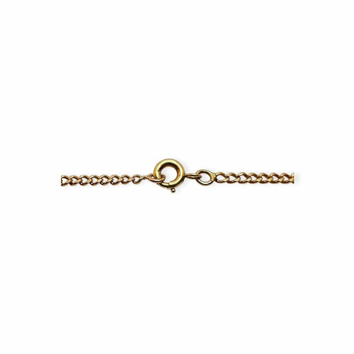 Chaîne gourmette 60 cm en or jaune 750 58 Facettes 330098442