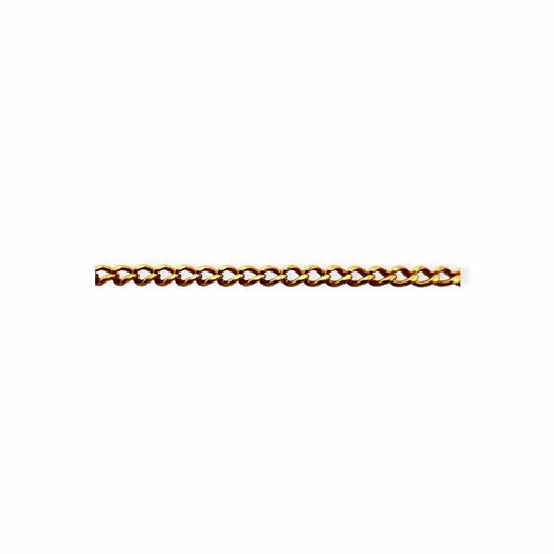 Chaîne gourmette 60 cm en or jaune 750 58 Facettes 330098442