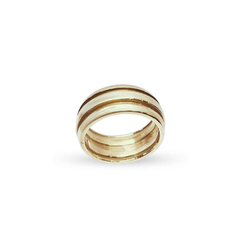 56 Tiffany & Co - Bague bandeau en or jaune 18 carats 58 Facettes CA-TIFF-ALL-RI-YG