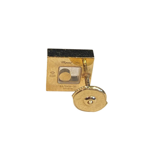 Chopard Happy Diamonds Icon - Boucles d'oreilles en or jaune et diamants 58 Facettes CA-CHOP-HAPD-ER-YGD