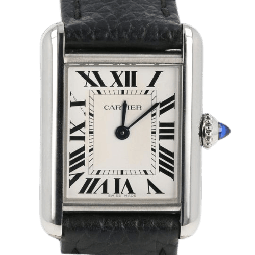 Cartier Tank Must - Montre quartz bracelet cuir