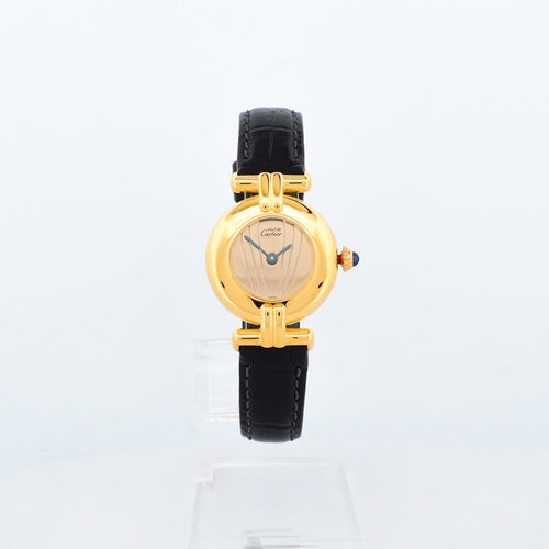 Cartier Must Colisée - Montre en vermeil cadran Art déco 58 Facettes 549
