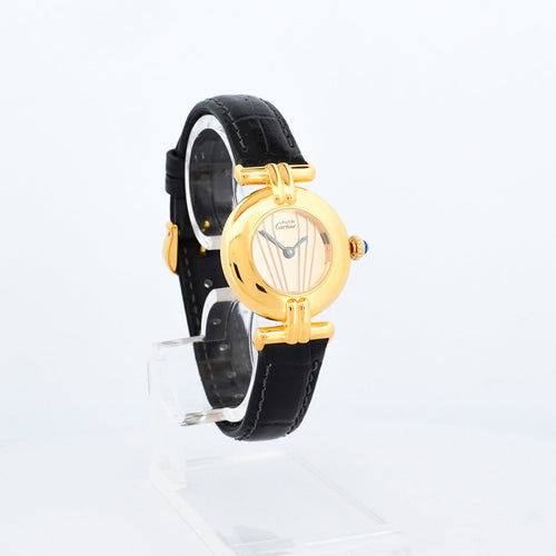 Montre Cartier Must Colisée - Montre en vermeil cadran Art déco 58 Facettes 549