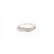 55 Bague demi-éternité portugaise en or blanc 18K et diamants 58 Facettes Q470A(966)
