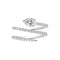 53 AITCHES Teide - Bague en or blanc et diamants 58 Facettes GBR1063WG