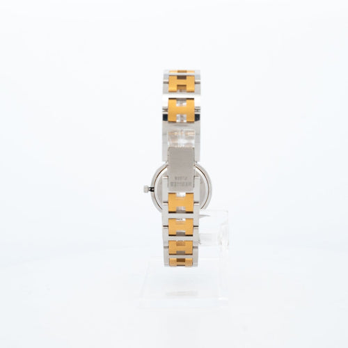 Hermès Clipper - Montre SM en acier et plaqué or 58 Facettes 547