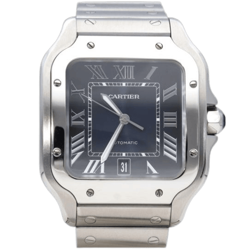 Montre Cartier Santos - Montre en acier 58 Facettes MT47335