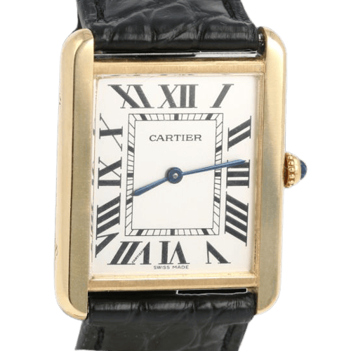 Cartier Tank Solo MM - Montre en or jaune et acier