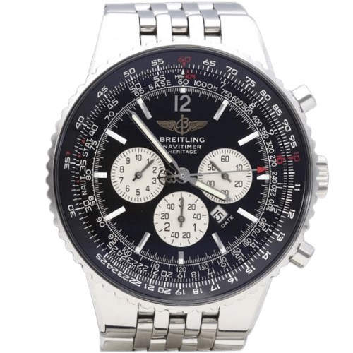 Montre Breitling Navitimer Heritage - Montre chronographe en or jaune et acier 58 Facettes MT47266