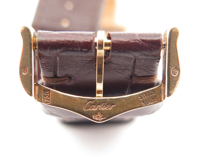 Cartier Tank Américaine - Montre GM en or jaune 18k 58 Facettes 275971