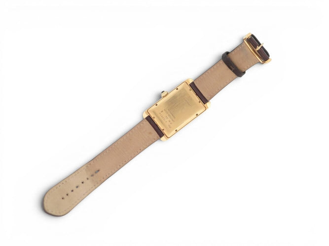 Cartier Tank Américaine - Montre GM en or jaune 18k 58 Facettes 275971