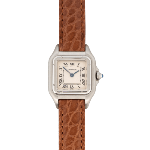 Cartier Panthère - Montre SM en acier cadran ivoire romain