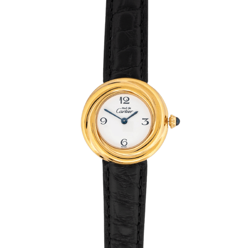 Montre Cartier Must Trinity - Montre 27 mm en vermeil cadran ivoire 58 Facettes 556