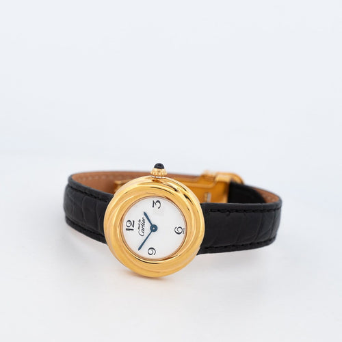 Montre Cartier Must Trinity - Montre 27 mm en vermeil cadran ivoire 58 Facettes 556