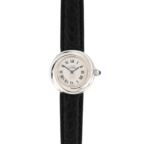 Cartier Must Trinity - Montre en argent à cadran romain argenté 58 Facettes 557