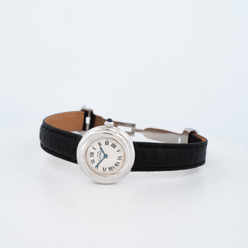 Cartier Must Trinity - Montre en argent à cadran romain argenté 58 Facettes 557
