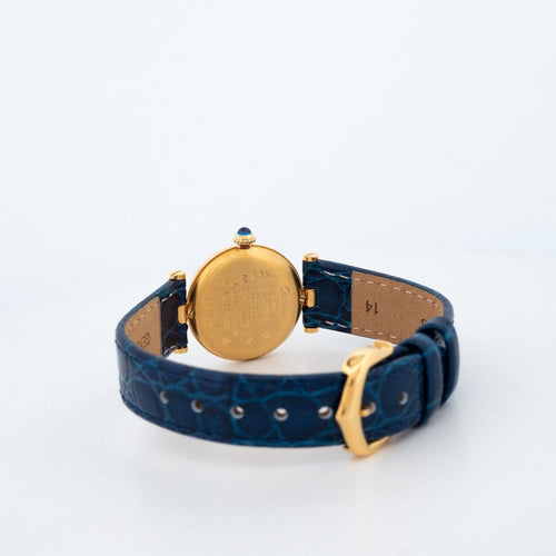 Cartier Must Vendôme - Montre SM en vermeil cadran ivoire Breguet 58 Facettes 558
