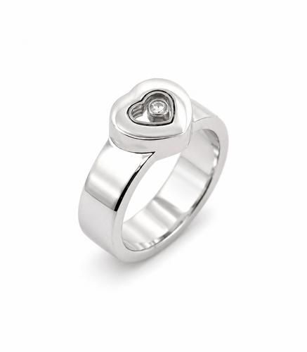 50 Chopard Happy Diamonds - Bague en or blanc et diamant 58 Facettes 91000-ac13140
