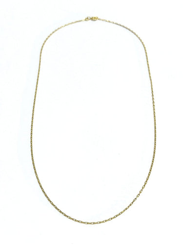 Collier Chaîne maille forçat en or jaune 58 Facettes 1794495