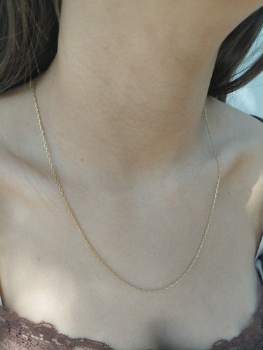 Collier Chaîne maille forçat en or jaune 58 Facettes 1794495