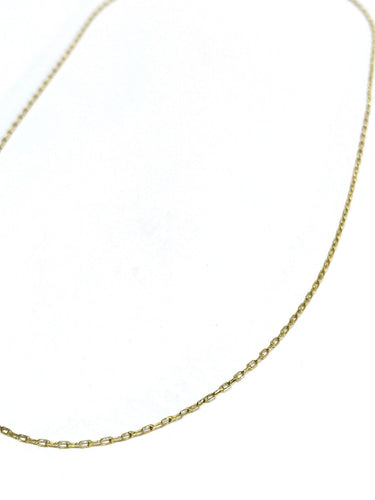 Collier Chaîne maille forçat en or jaune 58 Facettes 1794495