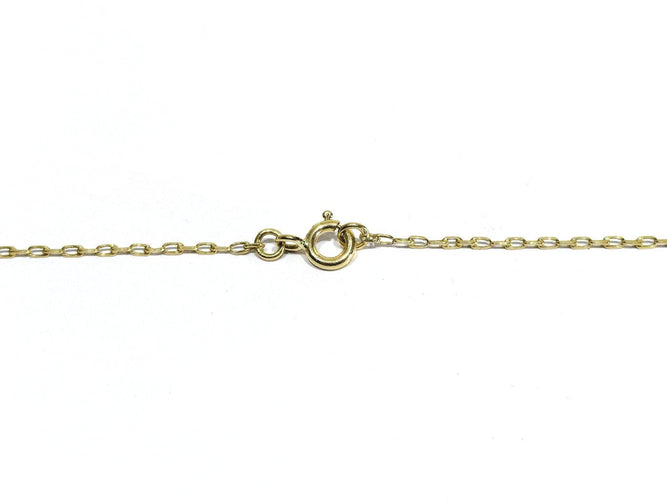 Collier Chaîne maille forçat en or jaune 58 Facettes 1794495