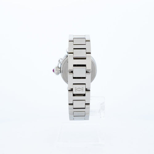 Montre Cartier Pasha - Montre SM en acier cadran rose arabe 58 Facettes 544