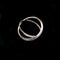 53 One of A Kind - Bague croix en or blanc et diamants 58 Facettes GBR1041WG