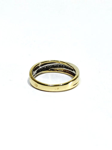 54 Bague Mouvement en or jaune et diamants 58 Facettes 1794555
