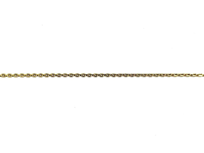 Collier Chaîne maille forçat en or jaune 18 carats 58 Facettes 1794571