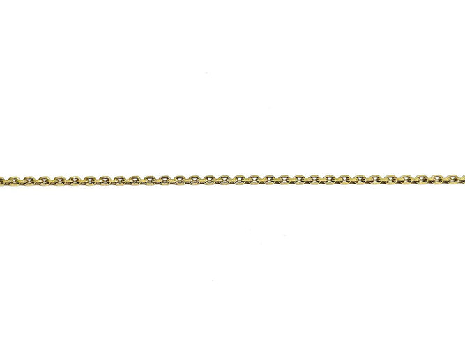 Collier Chaîne maille forçat en or jaune 18 carats 58 Facettes 1794571