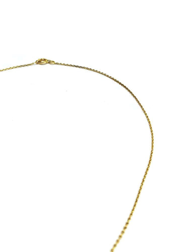 Collier Chaîne maille forçat en or jaune 18 carats 58 Facettes 1794571