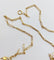 Collier Art déco en or jaune et blanc 18k à palmettes 58 Facettes A07564