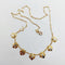 Collier Art déco en or jaune et blanc 18k à palmettes 58 Facettes A07564