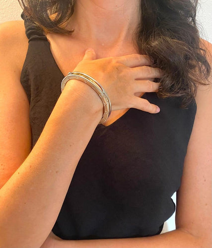Bracelet Bvlgari B.zero1 - Bracelet en acier et or jaune 58 Facettes AZ-PG-262170