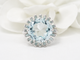 Bague 58 Bague vintage en or blanc et aigue-marine 58 Facettes 32325
