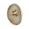 Bague 60 Bague cocktail grenouille sur nénuphar en or jaune 14 carats et agate 58 Facettes G14173