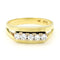55 Bague rivière en or jaune 14k et diamants 58 Facettes 739BA26D3083404BAB085A134391534F