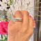 55 Bague rivière en or jaune 14k et diamants 58 Facettes 739BA26D3083404BAB085A134391534F