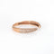 Bague Bague griffe ouverte pavée de diamants en or rose 14 carats 58 Facettes G14197