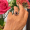 53 Bague cluster vintage en or 14 carats et grenats 58 Facettes 34A4CD3F195D43198092CF226798D009