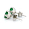 Boucles d'oreilles Boucles d’oreilles puces en platine avec émeraudes de 2,76 ct 58 Facettes C6BDB1AFF185464FAE3658D3AAC06801